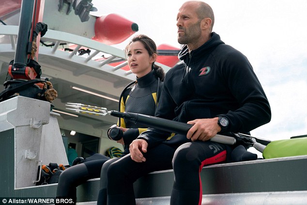 Just when you thought it was safe to go back in the water, meet mega Jaws… chased by tough guy Jason Statham