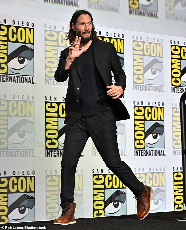 During a session for his BRZRKR comic series at Comic-Con International in San Diego, Keanu Reeves declares he will co