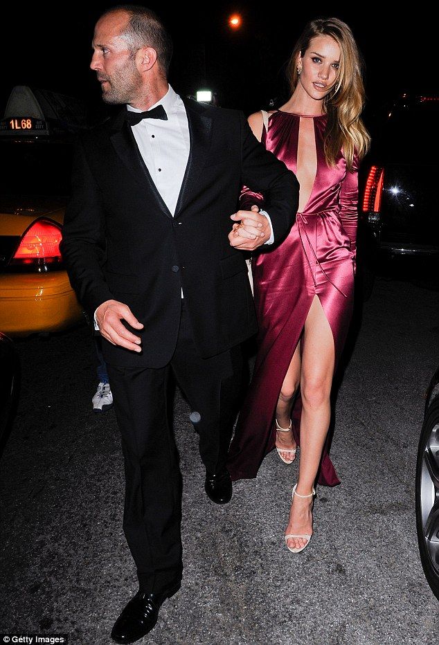 Jason Statham can’t keep his hands off gorgeous girlfriend Rosie Huntington-Whiteley at Met Gala